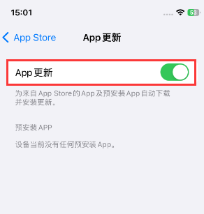 奉贤苹果15维修中心如何让iPhone15APP自动更新